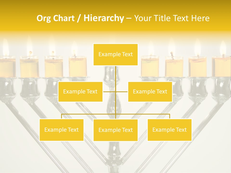 Fire Draydel Jewish PowerPoint Template