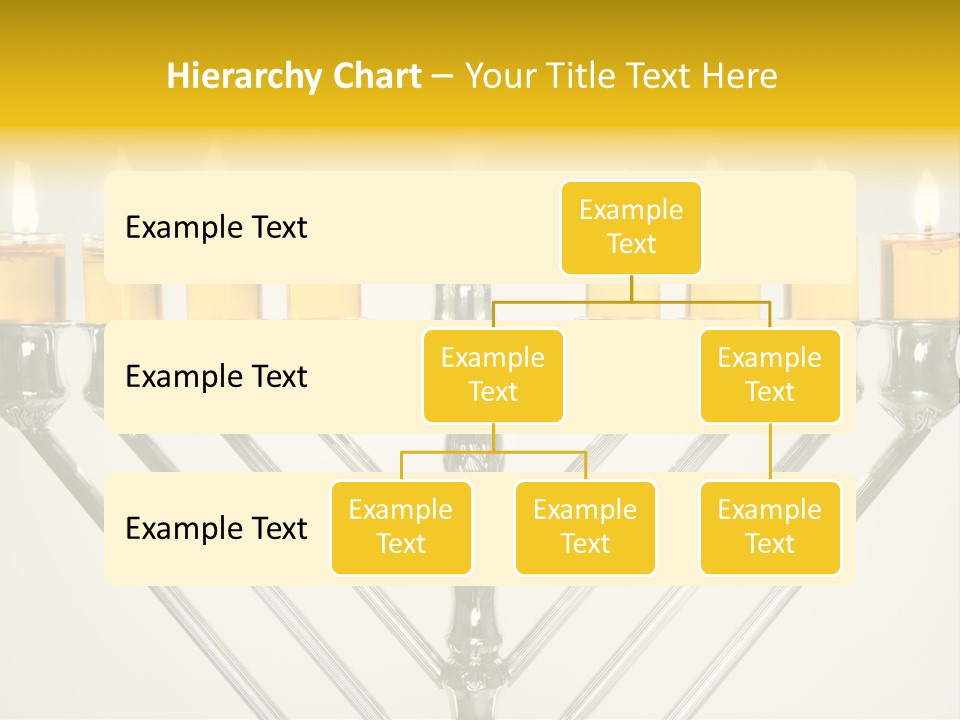 Fire Draydel Jewish PowerPoint Template