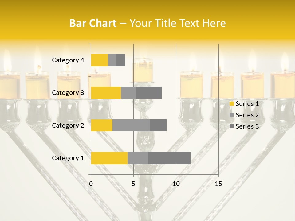 Fire Draydel Jewish PowerPoint Template