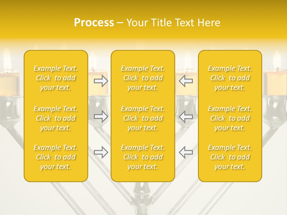 Fire Draydel Jewish PowerPoint Template