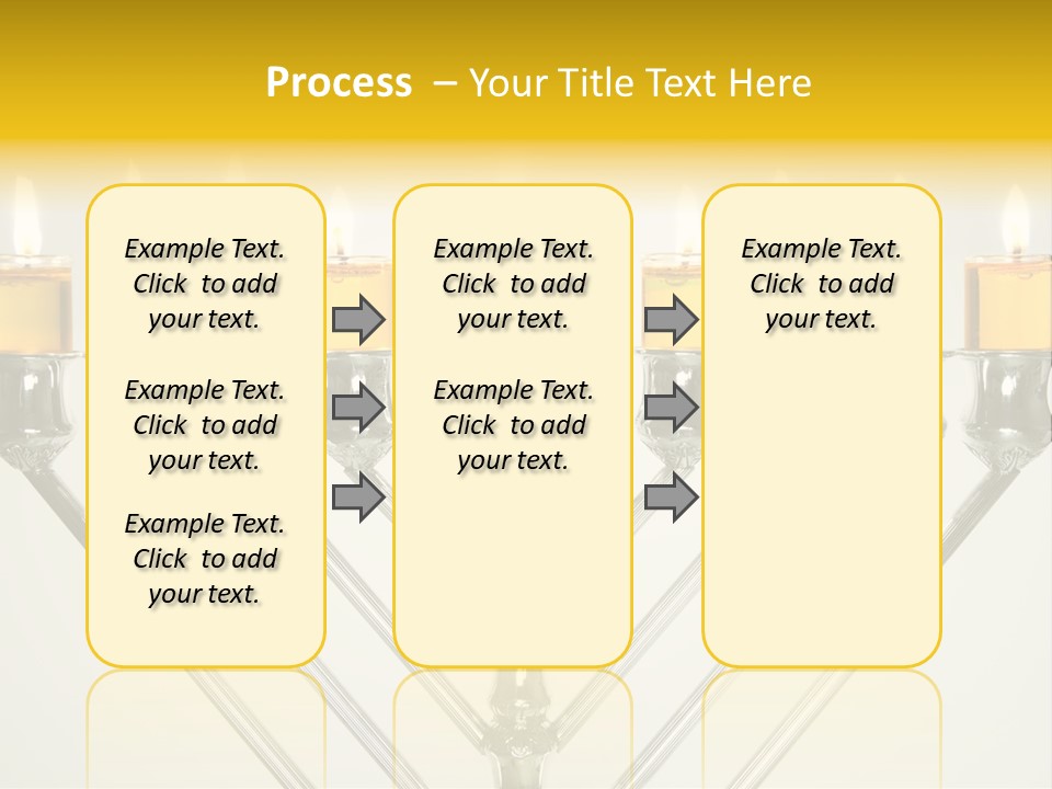 Fire Draydel Jewish PowerPoint Template