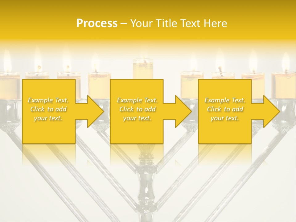 Fire Draydel Jewish PowerPoint Template