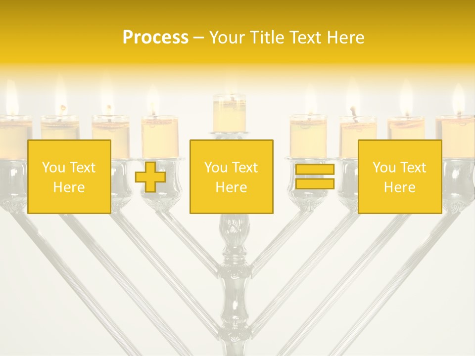Fire Draydel Jewish PowerPoint Template