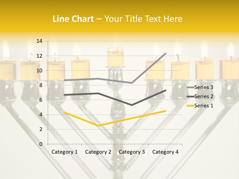 Fire Draydel Jewish PowerPoint Template