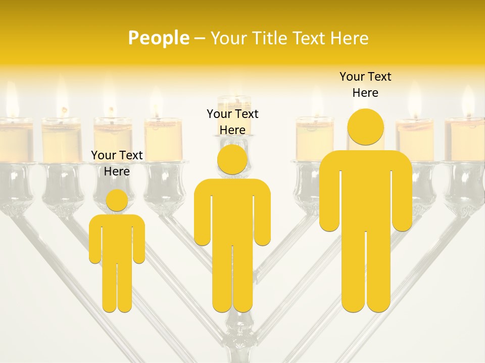 Fire Draydel Jewish PowerPoint Template