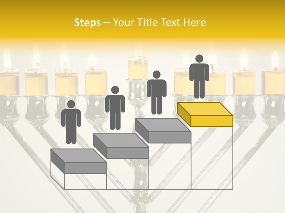 Fire Draydel Jewish PowerPoint Template