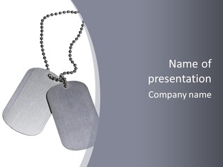 Empty Metallic Hang PowerPoint Template