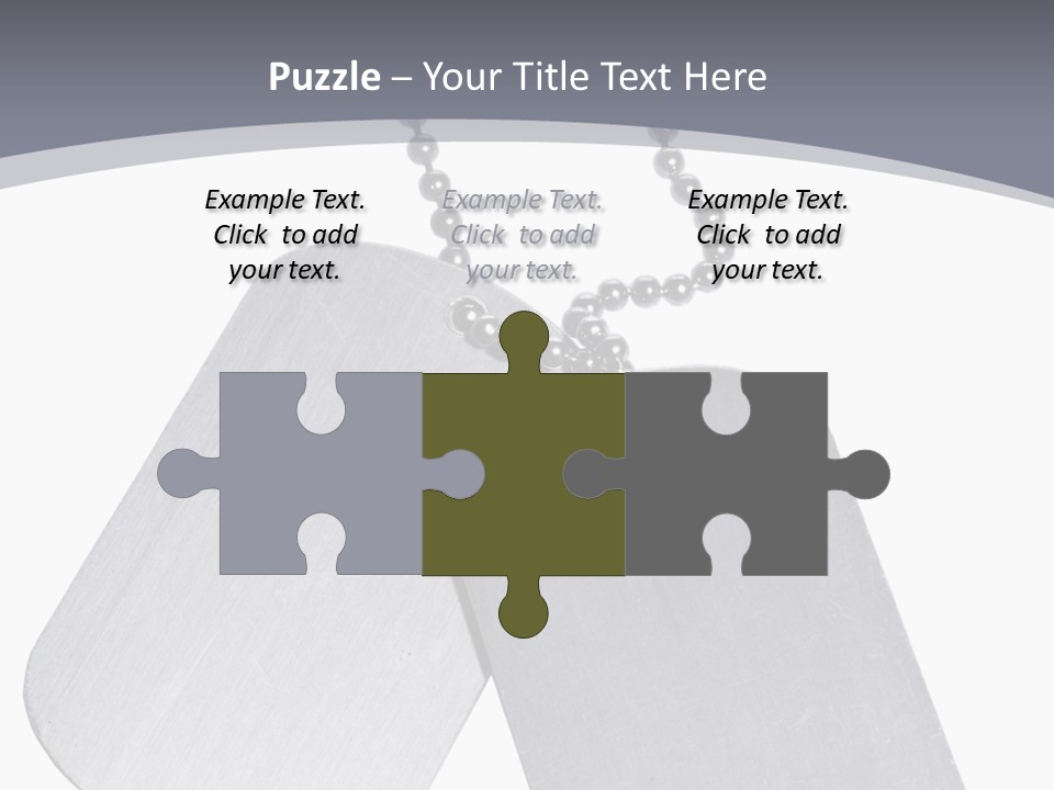 Empty Metallic Hang PowerPoint Template