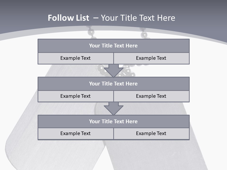 Empty Metallic Hang PowerPoint Template