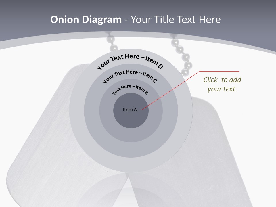 Empty Metallic Hang PowerPoint Template