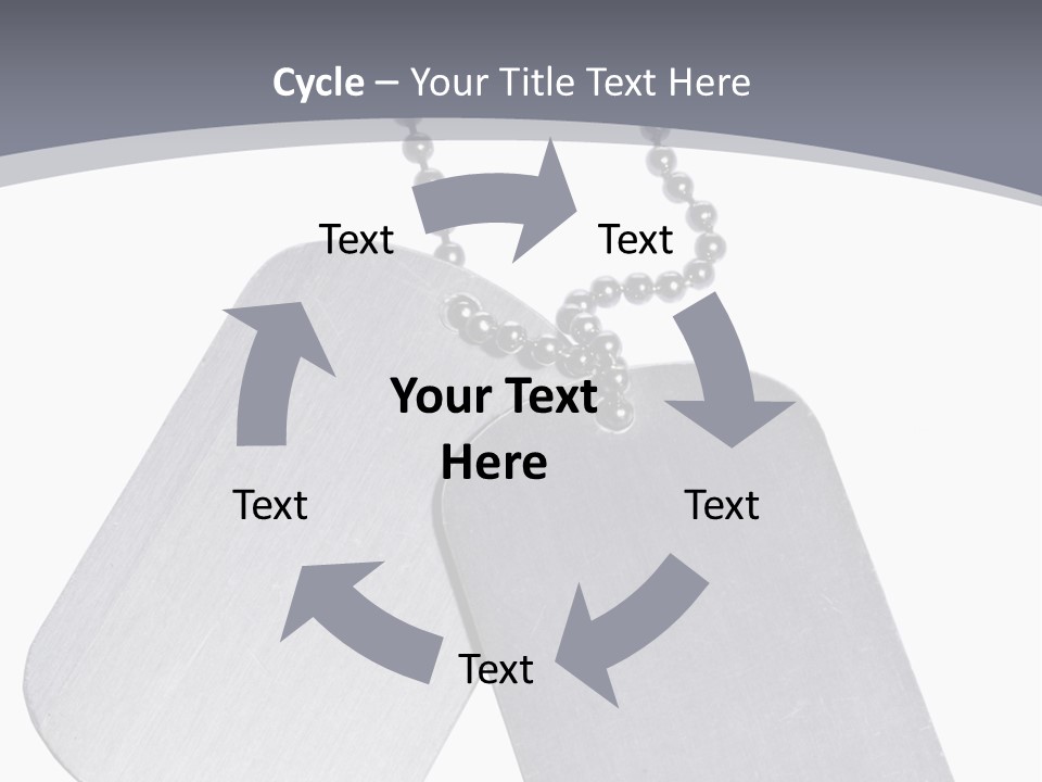 Empty Metallic Hang PowerPoint Template