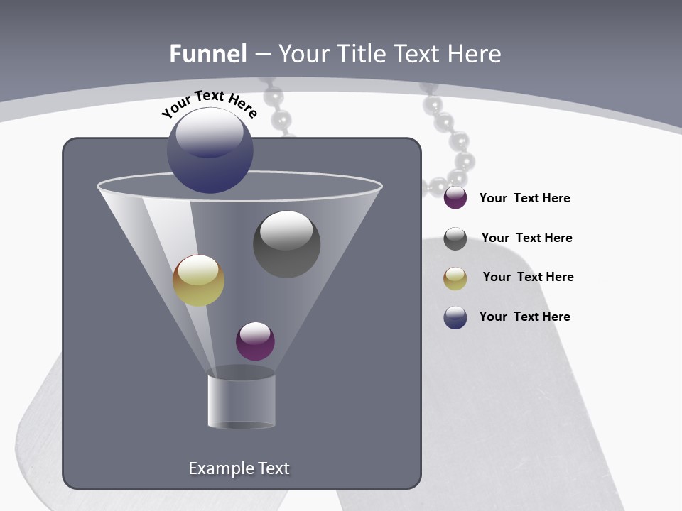 Empty Metallic Hang PowerPoint Template