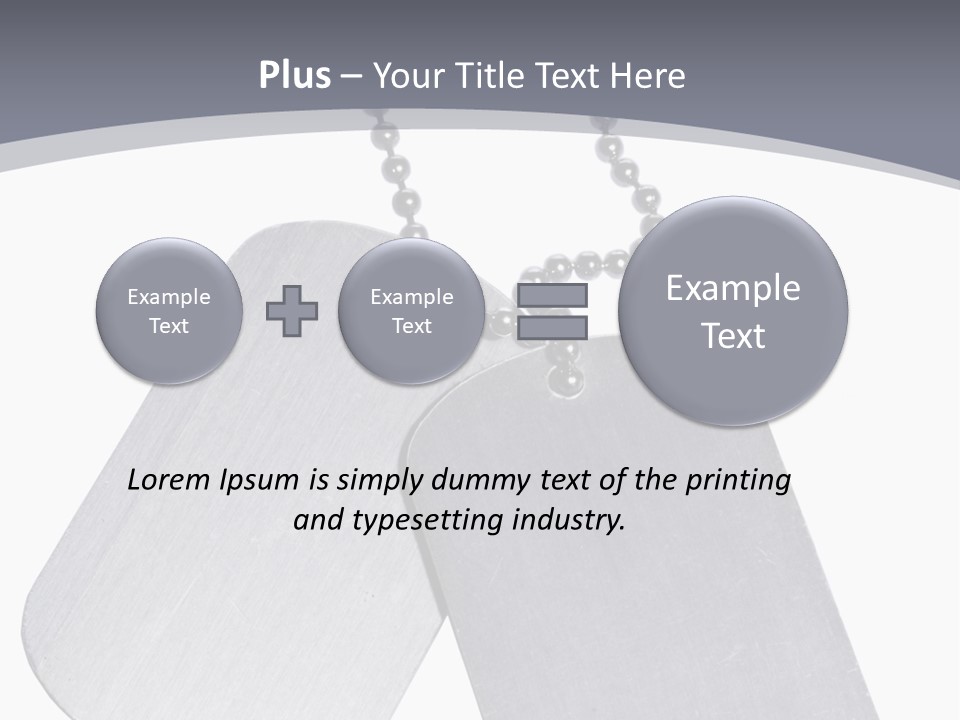 Empty Metallic Hang PowerPoint Template