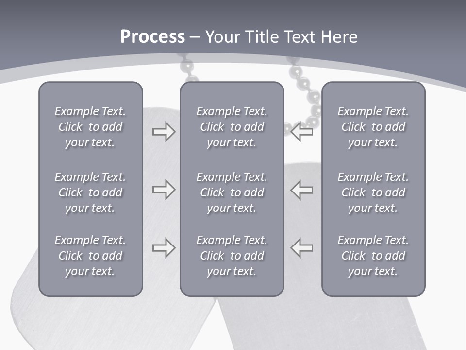 Empty Metallic Hang PowerPoint Template
