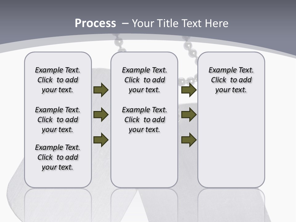 Empty Metallic Hang PowerPoint Template