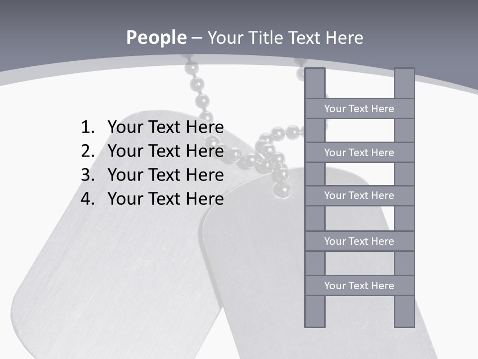 Empty Metallic Hang PowerPoint Template