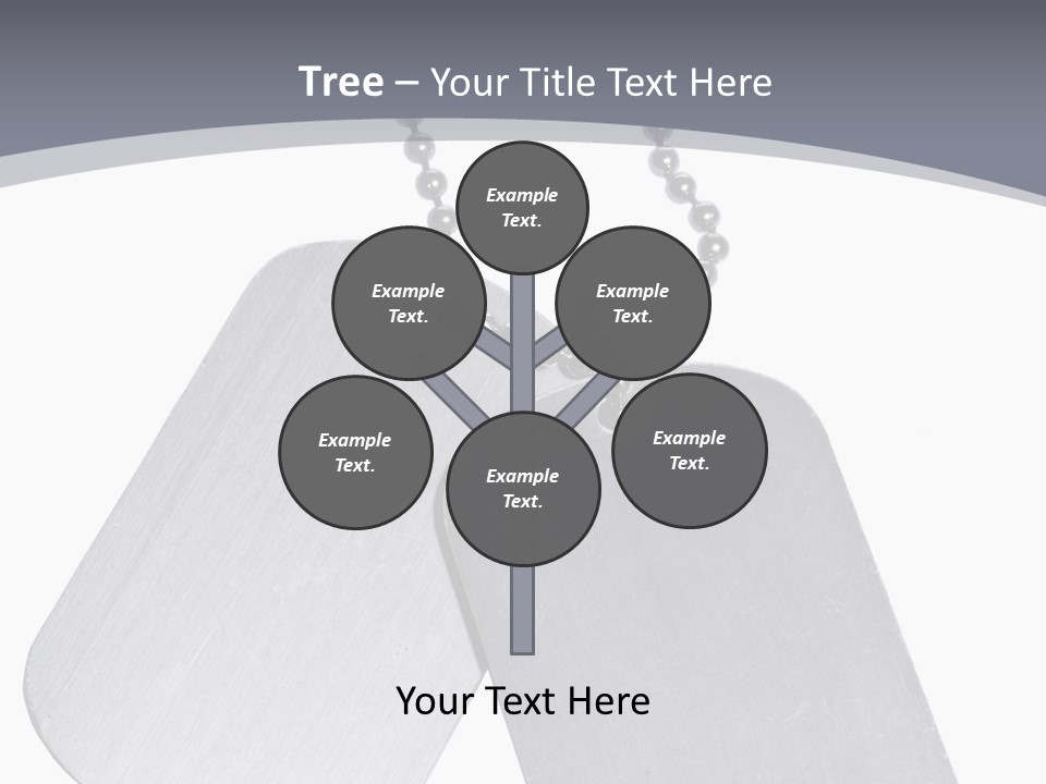 Empty Metallic Hang PowerPoint Template