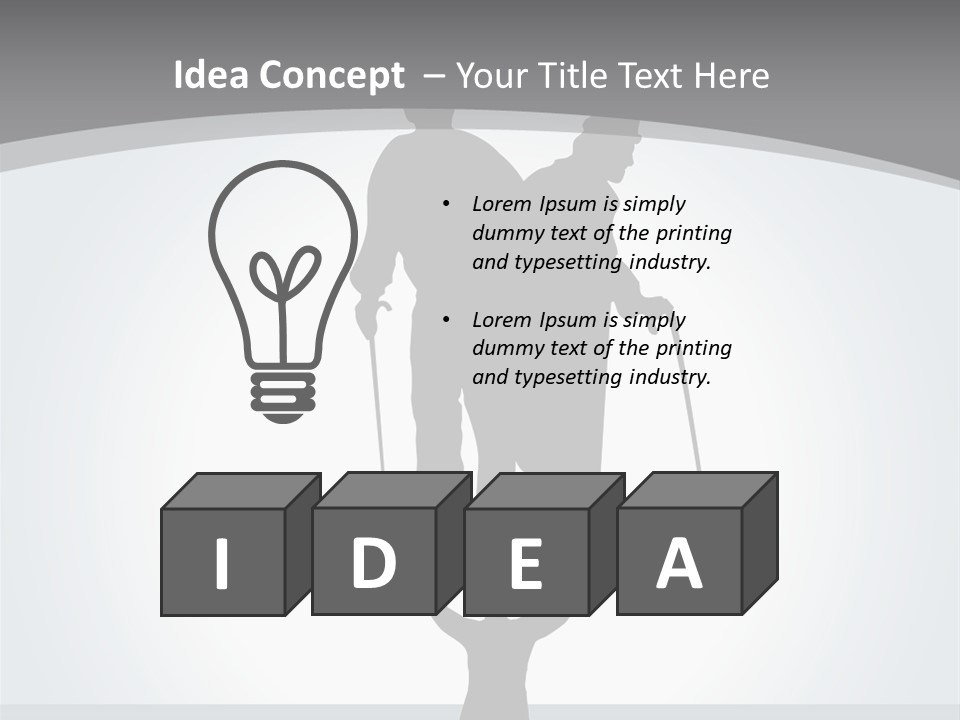 Hat Illustration Citizen PowerPoint Template