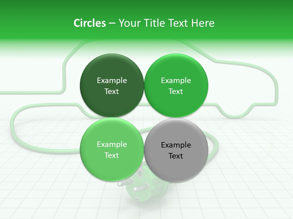Transport Cable White PowerPoint Template