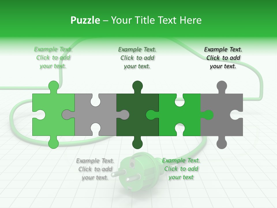 Transport Cable White PowerPoint Template