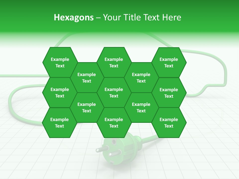 Transport Cable White PowerPoint Template