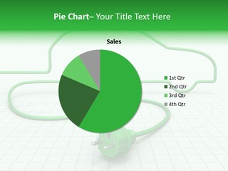 Transport Cable White PowerPoint Template