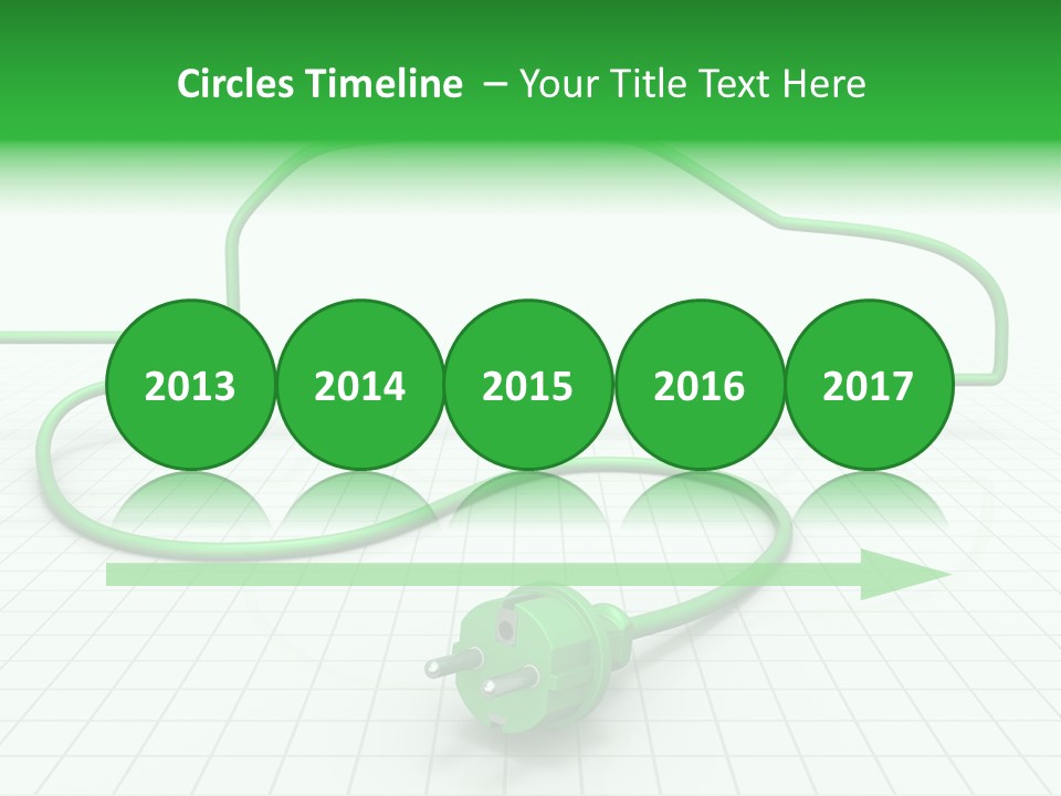 Transport Cable White PowerPoint Template