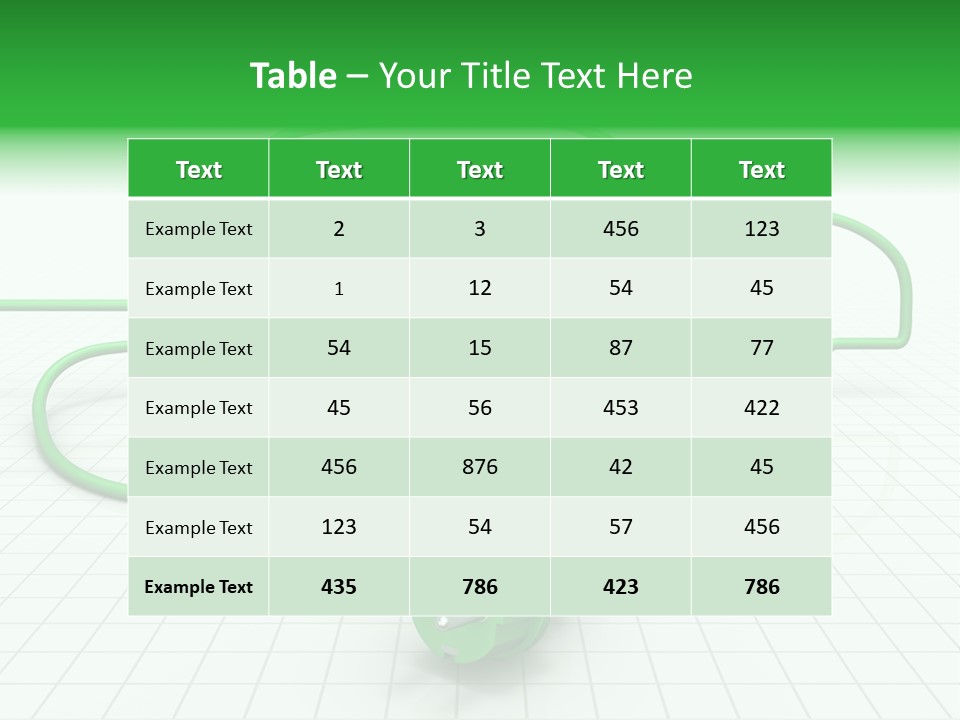 Transport Cable White PowerPoint Template
