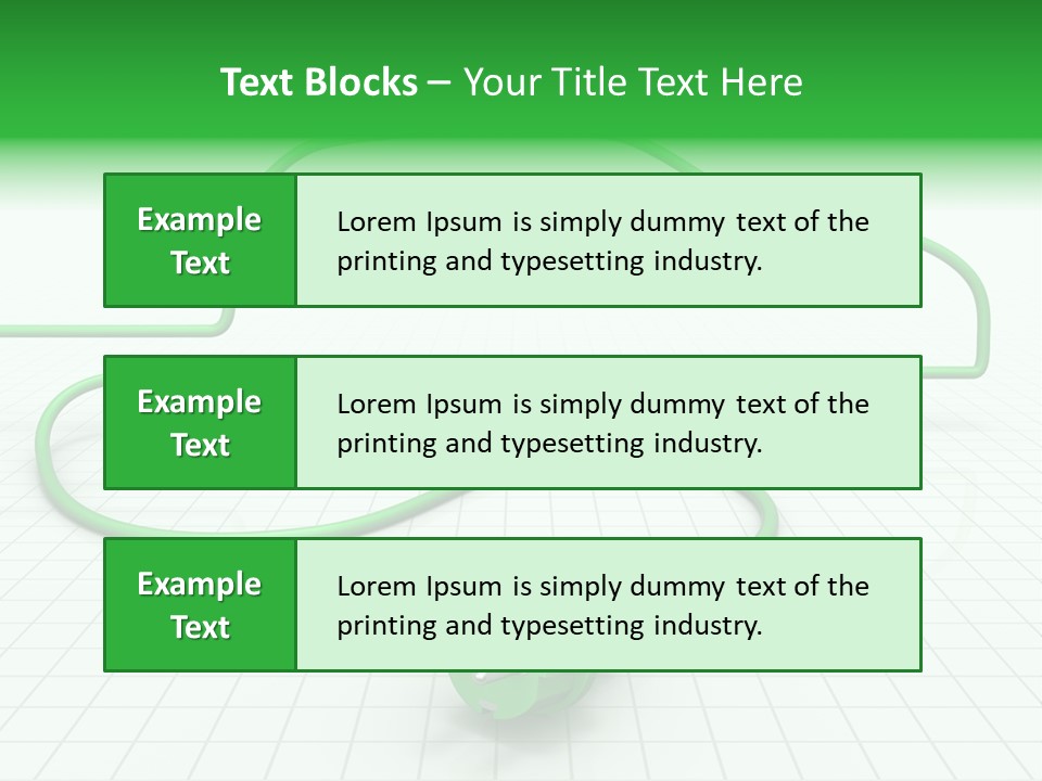 Transport Cable White PowerPoint Template