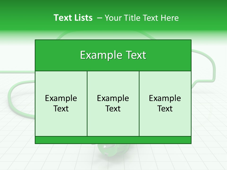 Transport Cable White PowerPoint Template