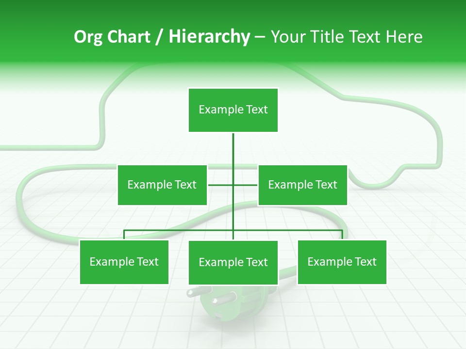 Transport Cable White PowerPoint Template
