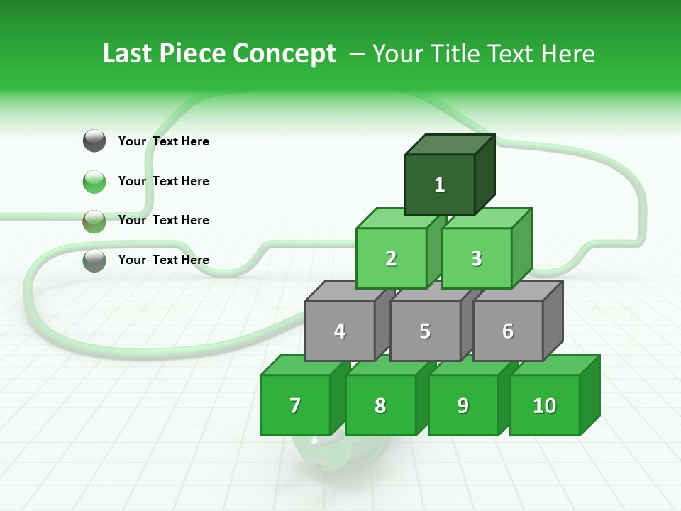 Transport Cable White PowerPoint Template