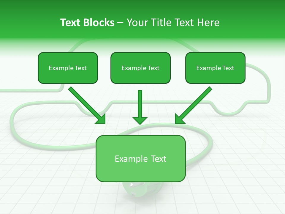 Transport Cable White PowerPoint Template