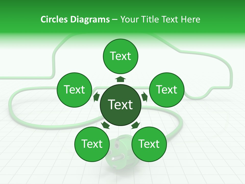 Transport Cable White PowerPoint Template