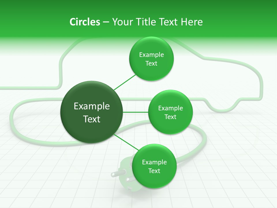 Transport Cable White PowerPoint Template