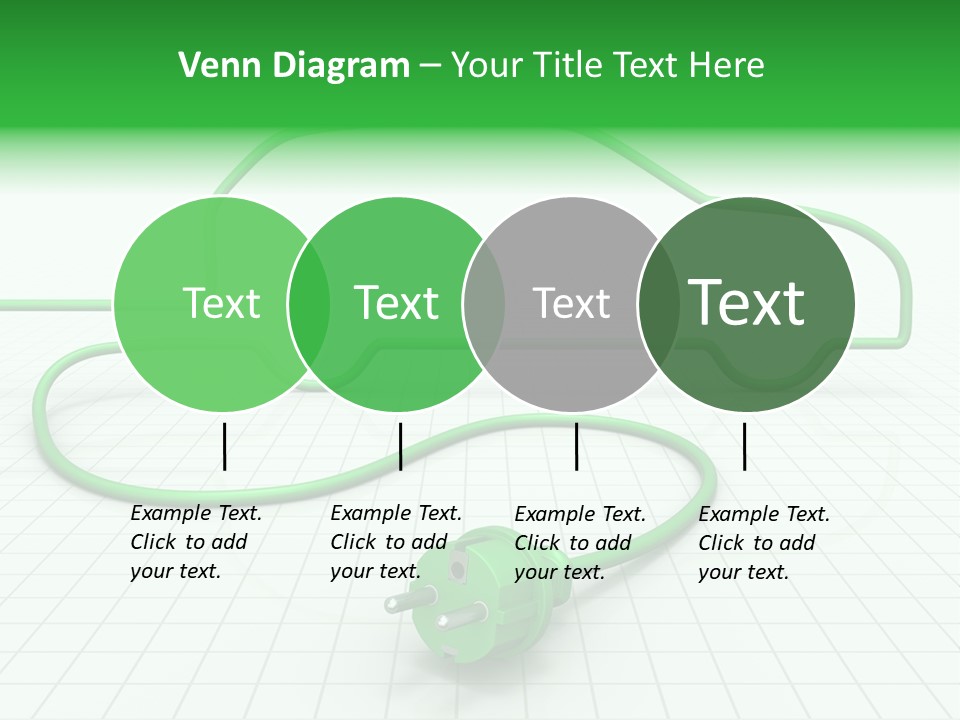 Transport Cable White PowerPoint Template