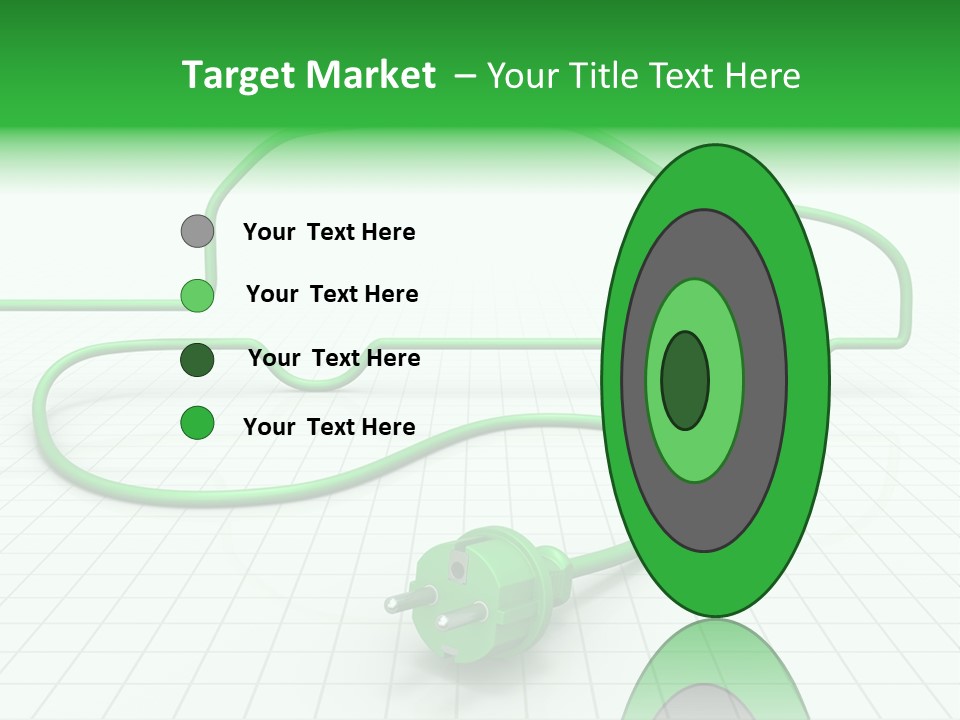 Transport Cable White PowerPoint Template