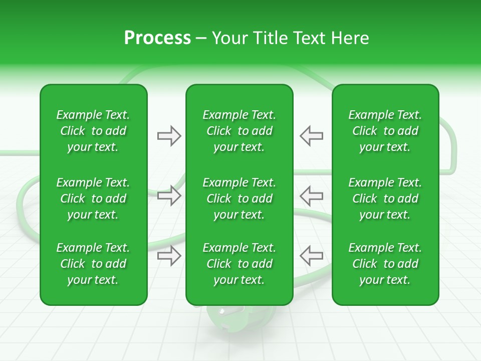 Transport Cable White PowerPoint Template
