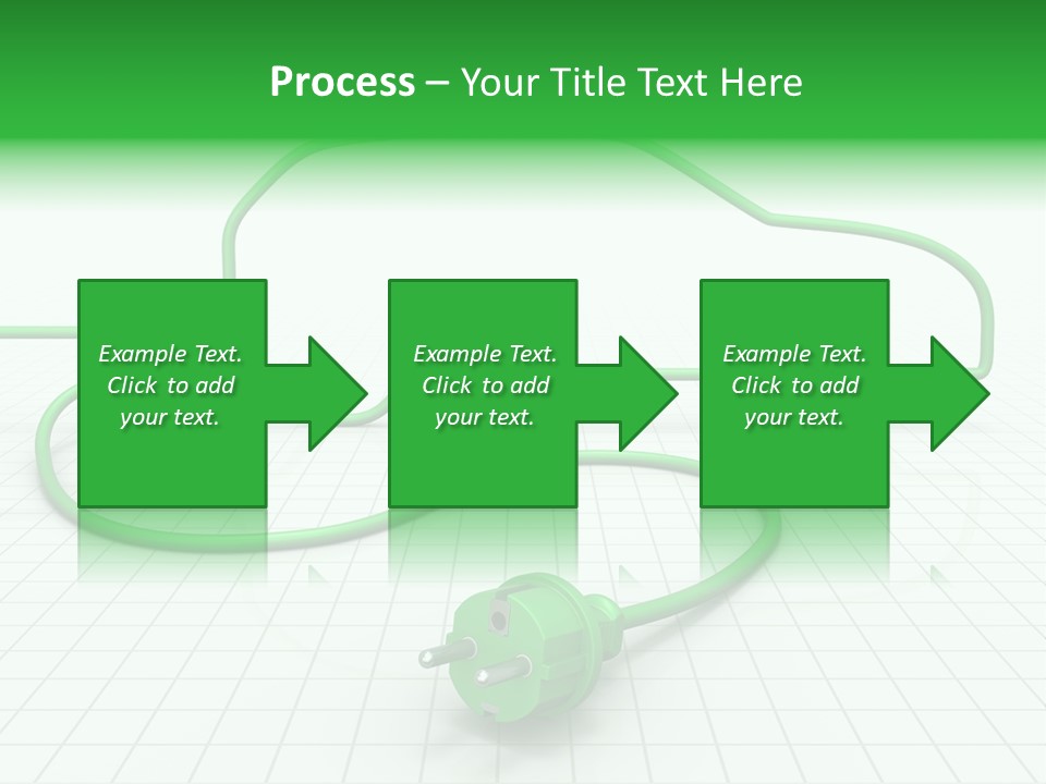 Transport Cable White PowerPoint Template