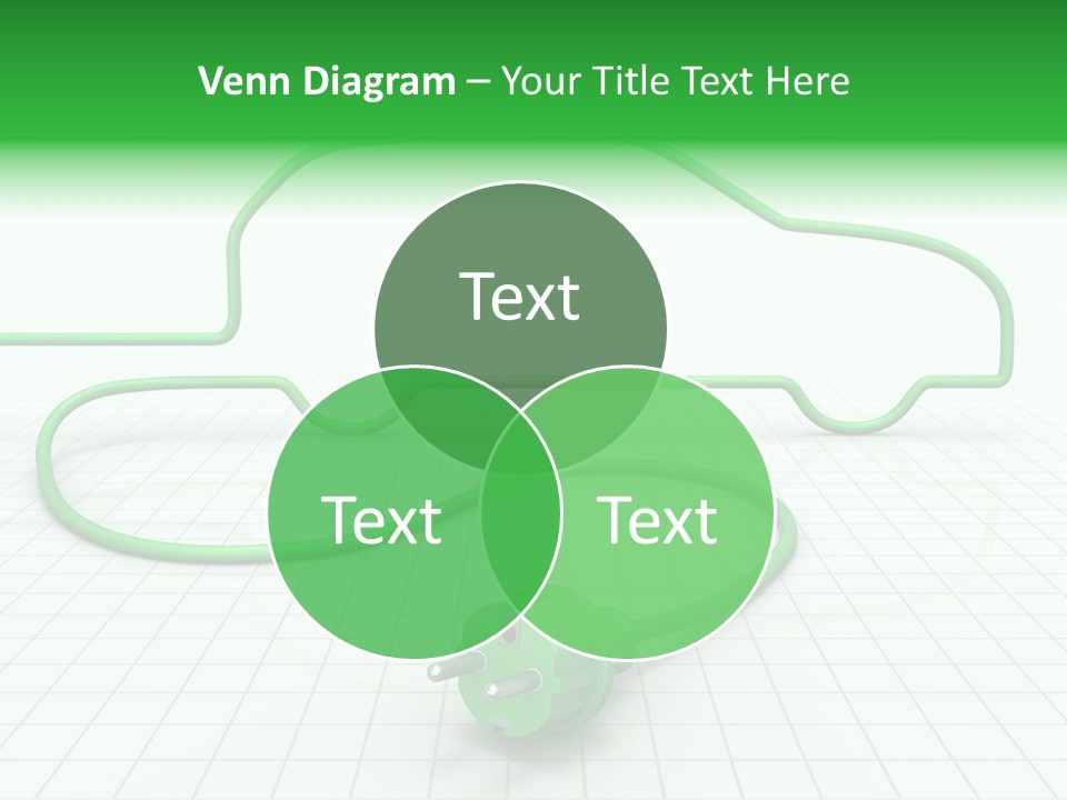 Transport Cable White PowerPoint Template