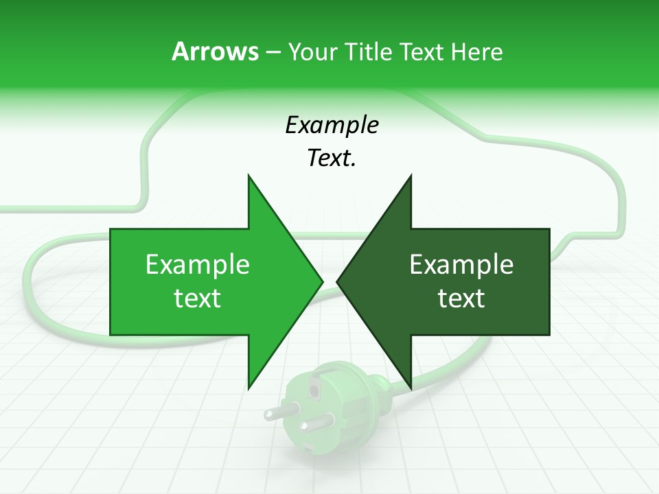 Transport Cable White PowerPoint Template