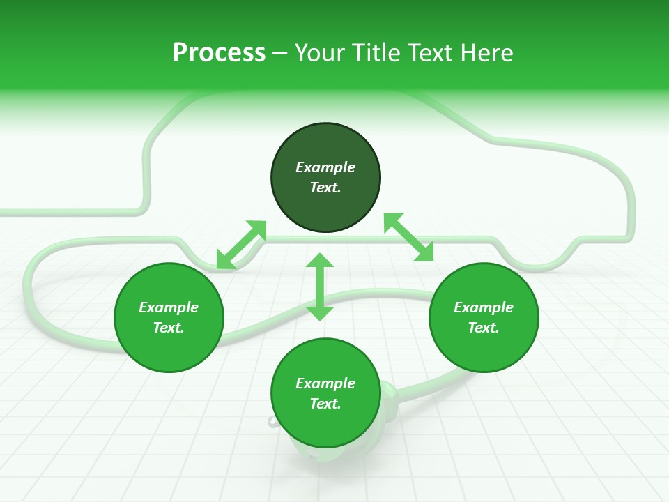 Transport Cable White PowerPoint Template