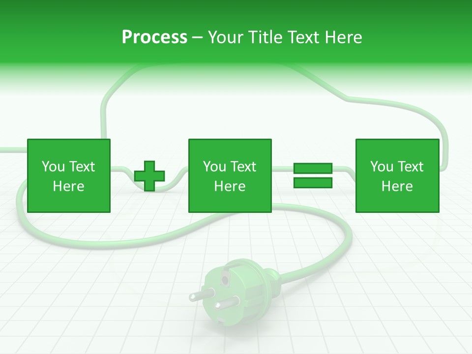 Transport Cable White PowerPoint Template
