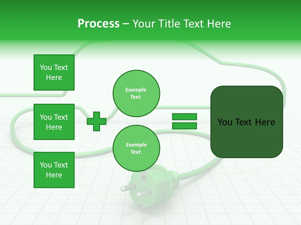 Transport Cable White PowerPoint Template