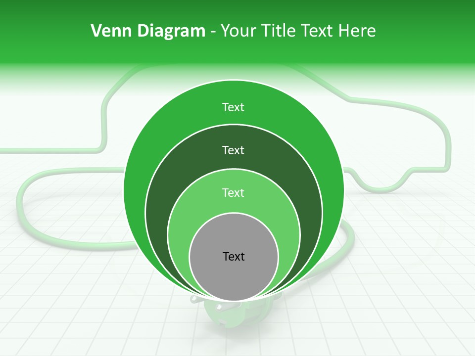 Transport Cable White PowerPoint Template