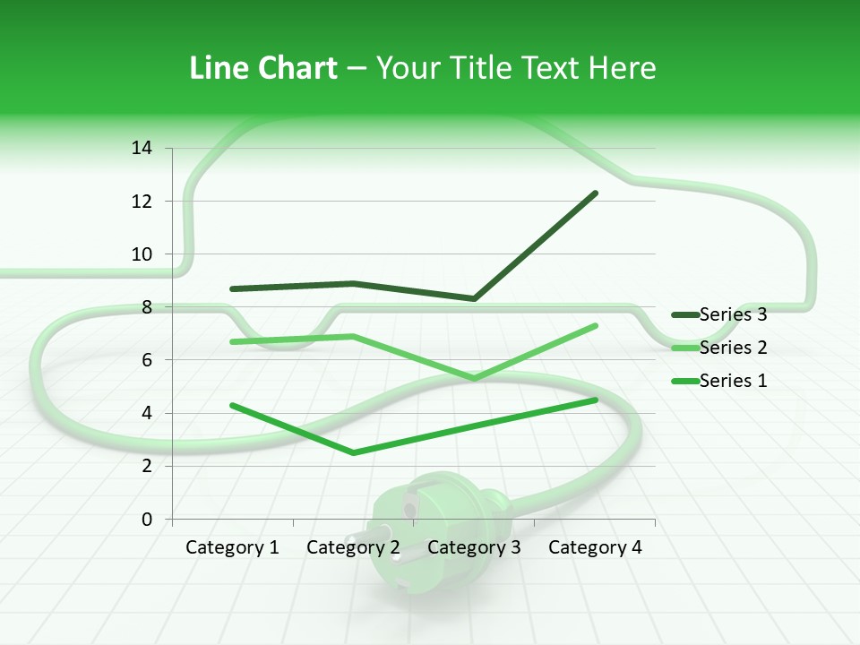 Transport Cable White PowerPoint Template