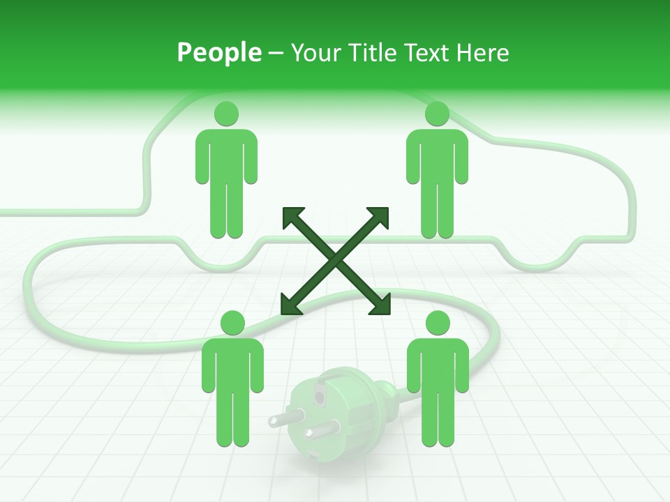 Transport Cable White PowerPoint Template