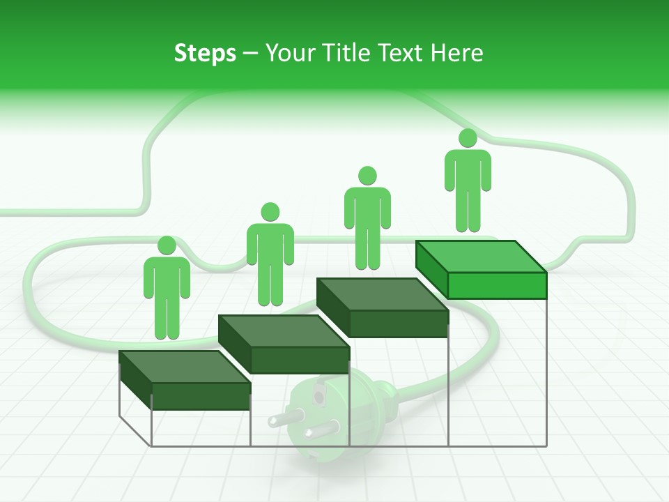 Transport Cable White PowerPoint Template