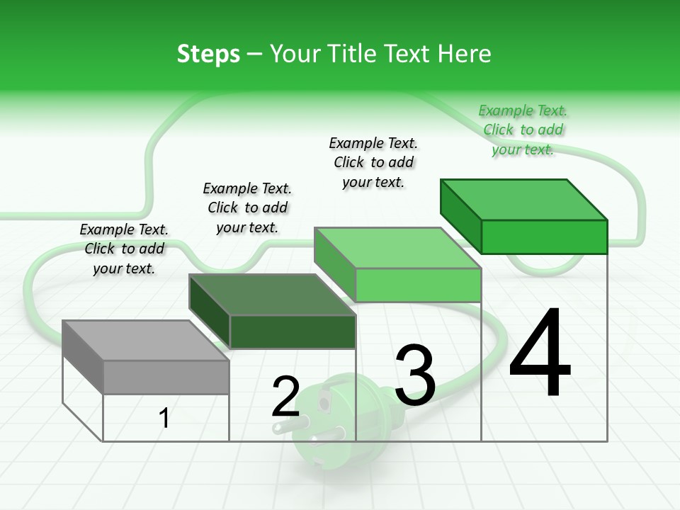Transport Cable White PowerPoint Template