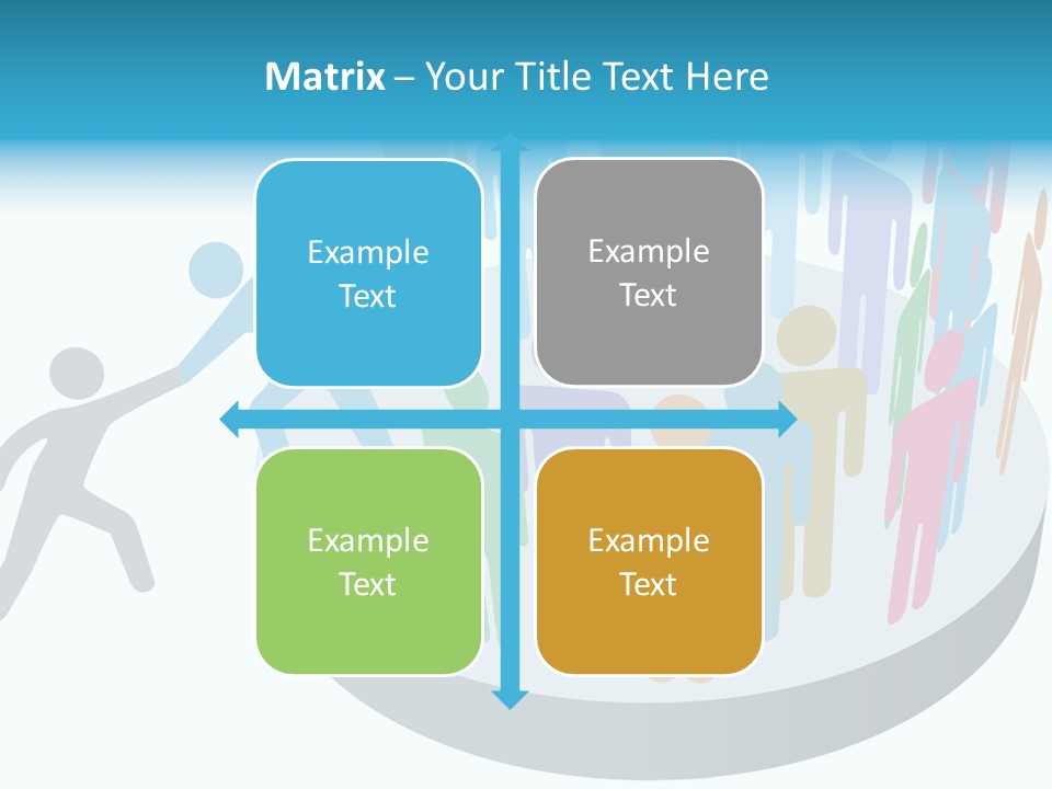 Group Together People PowerPoint Template